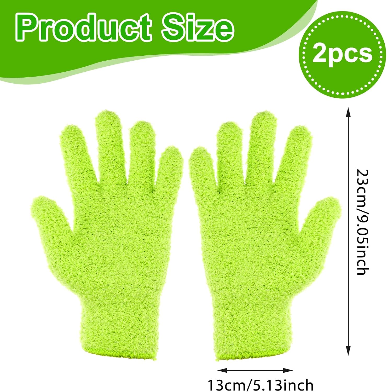 Microfiber Gloves for Plants, Microfiber Gloves For Plant Dusting, Leaf Cleaning Glove, Plant Leaf Cleaner and Shine for Houseplants, Reusable Indoor Plants Care Accessories, Washable Dusting Mitts