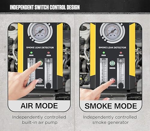Miniatura 2 de AUTOOL SDT206 Probador de diagnóstico de fugas de combustible automotriz 2 modos Sistema de tubería de conducto de coche Probador de fugas de
