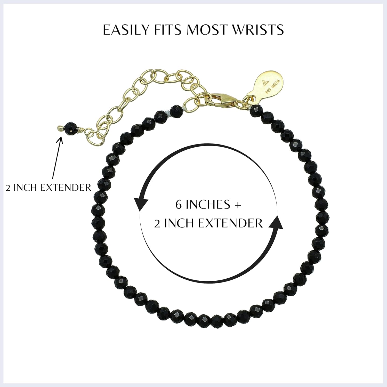 Handmade Crystal Beads Bracelets (Faceted) - Image 5