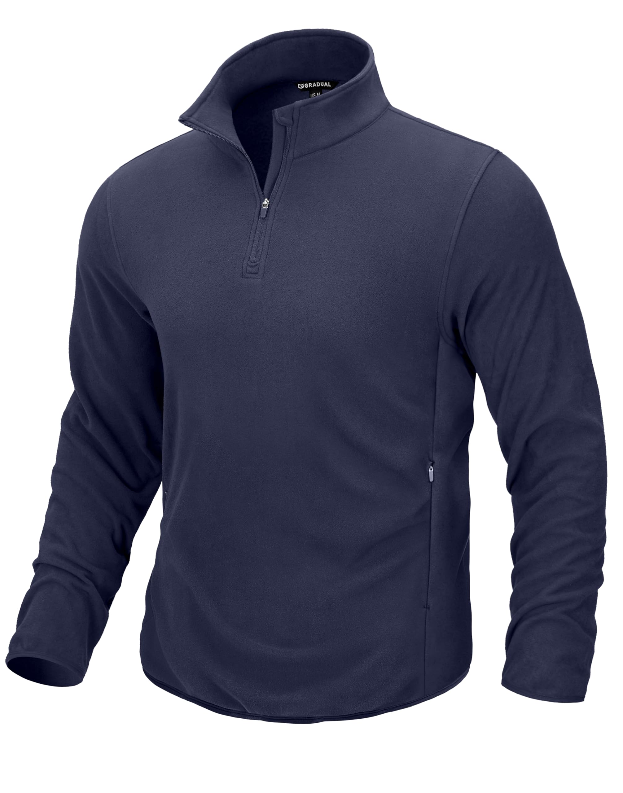 G Gradual Mens Quarter Zip Pullover Fleece
