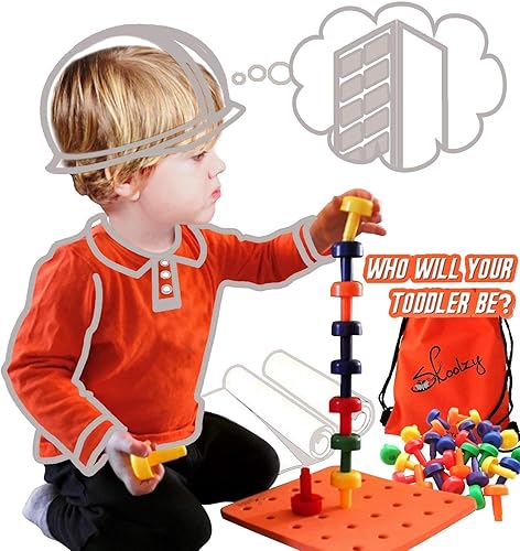 Miniatura 8 de Skoolzy Juego de tablero de clavijas - Juguete de huevo