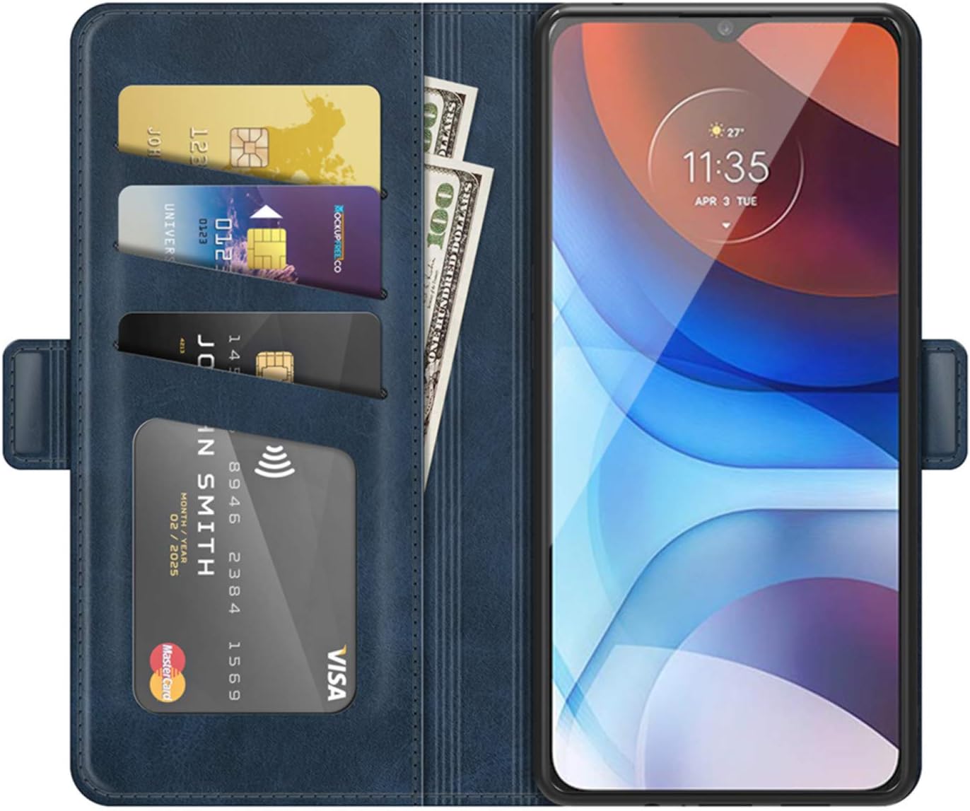 Funda OPPO A60 4G Cuero SEAHAI - Tarjetero, Cierre Magnético, Soporte