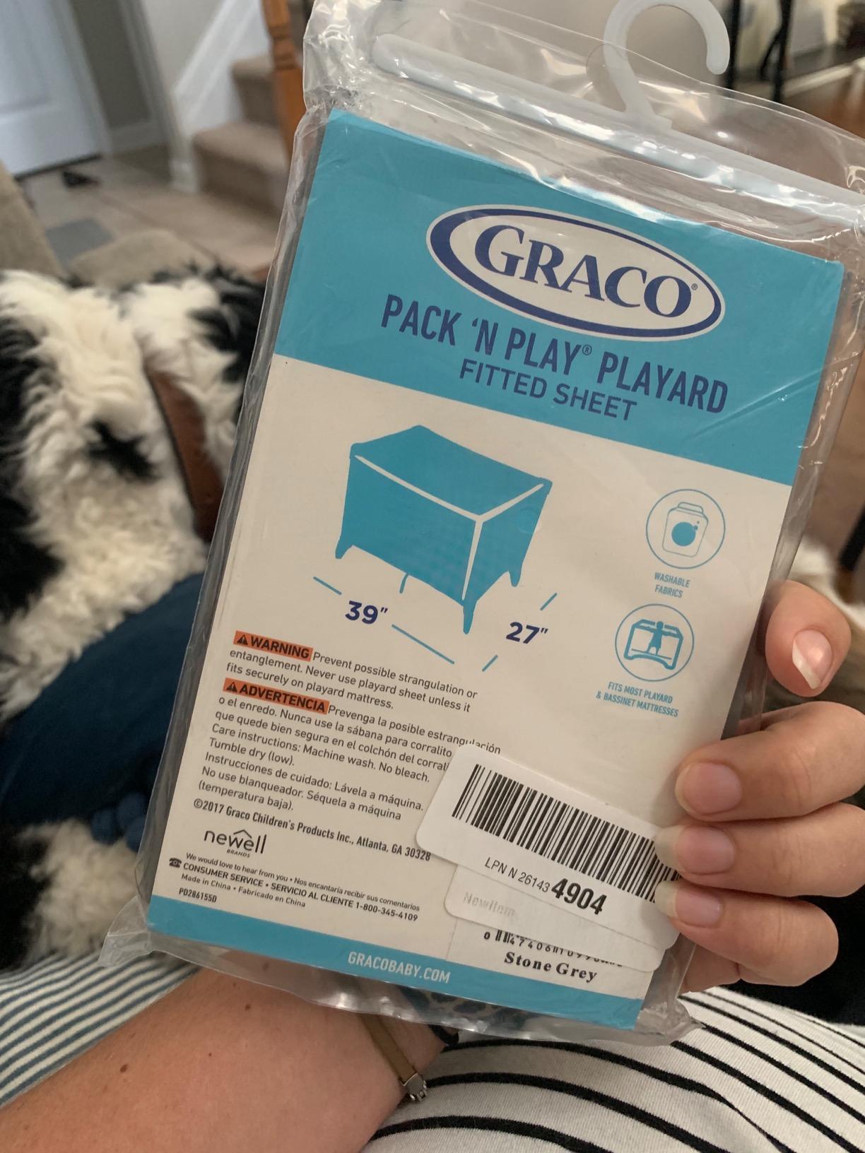 Pack 'n Play® Quick Connect Playard Sheet, Stone Gray, 1