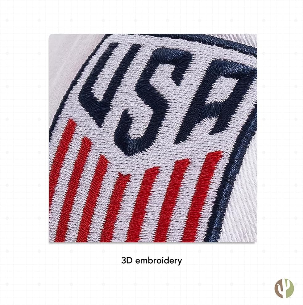 Desert Cactus US Soccer Baseball Hat United States National Team Brimmed Embroidered Hats Cap Adjustable Cloth Strap Adult - Image 5