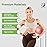 Slim Panda Pilates Ball, 9 Inch Small Exercise Ball, Anti Burst Mini Yoga Ball for Stability, Workout, Barre, Core Strength, Physical Therapy, Balance, Stretching