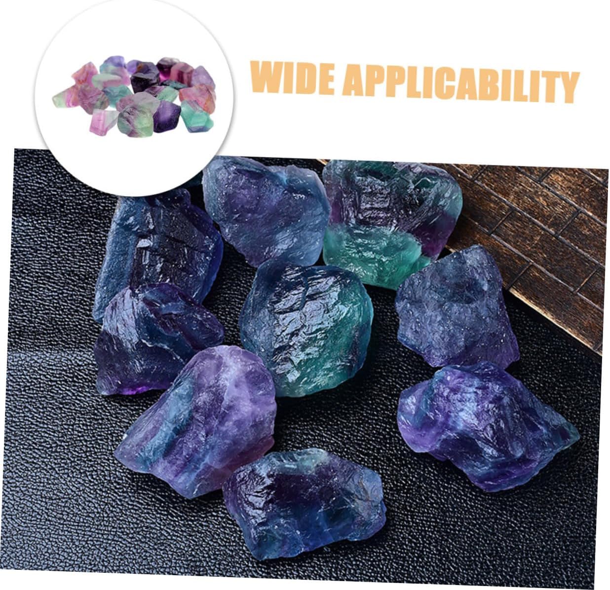 1bag Fluorite Stones for Aromatherapy Natural Decorative Stones Handmade Scent Diffusing Rocks Stylish Home Decor Vibrant Colors