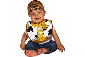 Disguise Officially Licensed Baby's Disney Pixar Toy Story and Beyond Woody Costume Bib and Hat