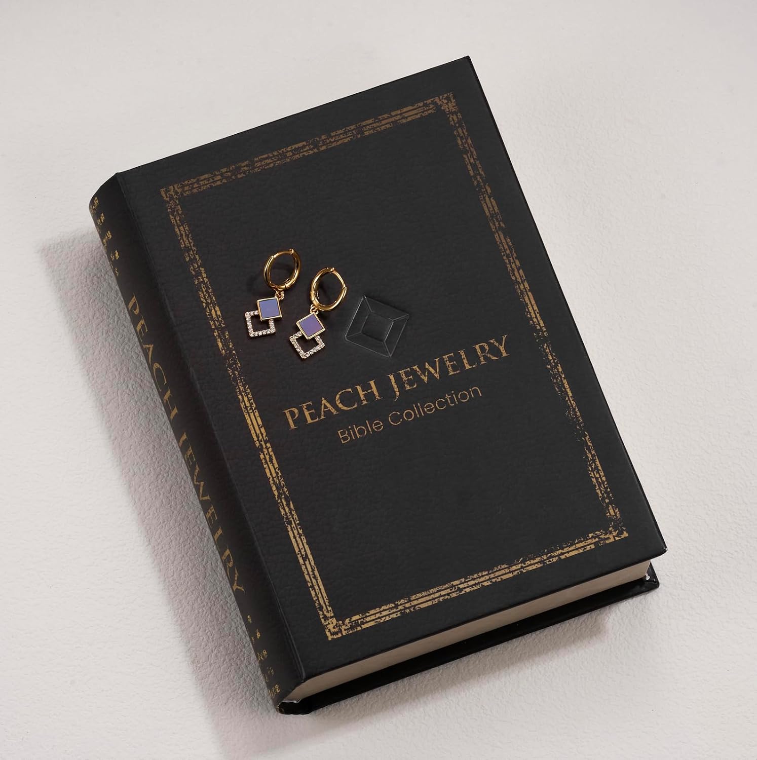 Nano Bible Gold Earrings for Women with the Entire Holy KJV New Testament - Elegant Jewelry Gift for Birthday, Holiday, Anniversary, Mothers Day - Perfect Present for Wife, Daughter, or Girlfriend - Image 7