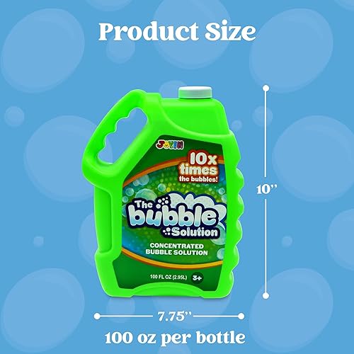 Miniatura 7 de JOYIN Solución concentrada de burbujas de 100 onzas (hasta 8 galones) para fiestas grandes en celebraciones de verano, recuerdo de fiesta, juguete