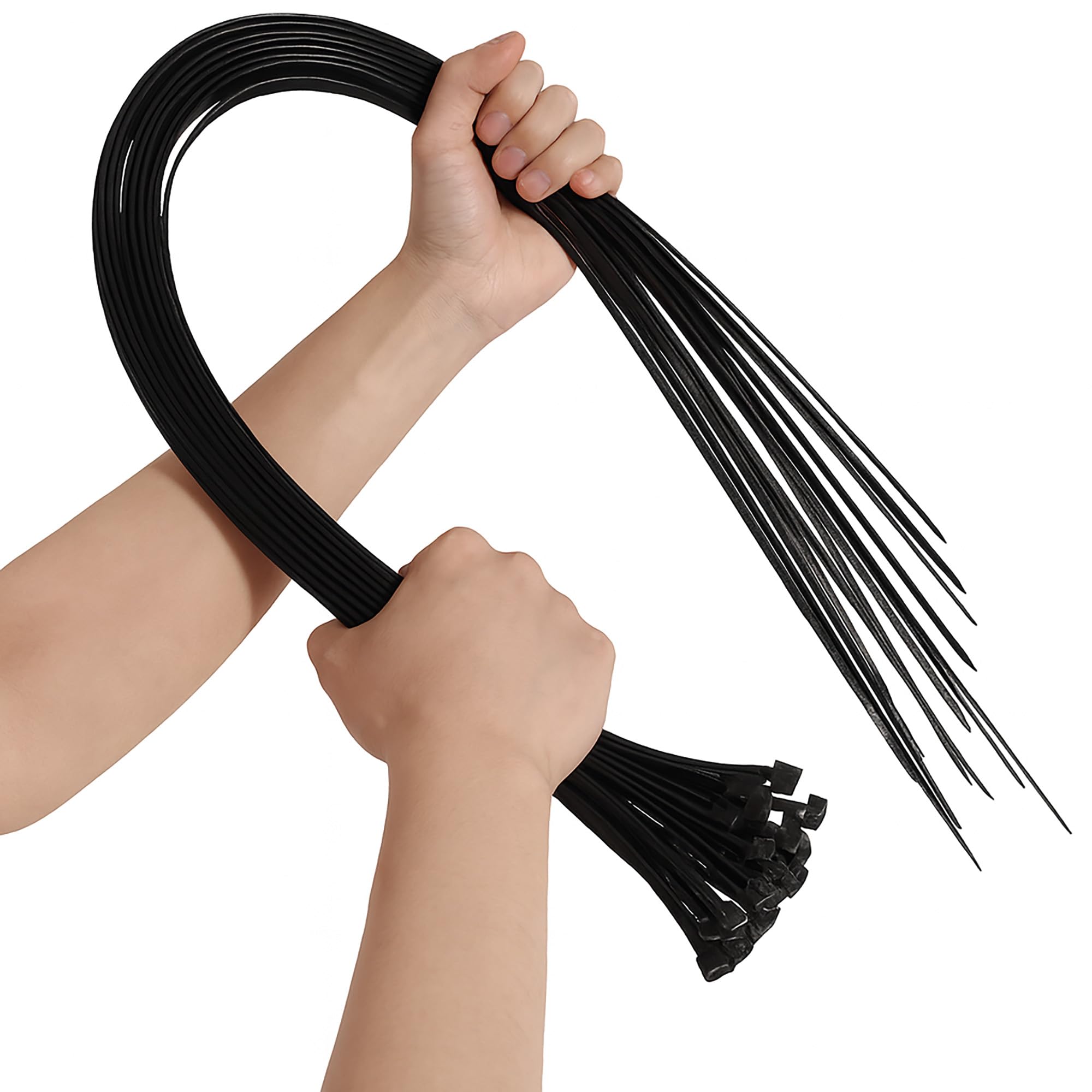 On1shelf® Cable Ties, 900mm x 9.0mm, 35.4" Premium Tie Wraps, Strong and Long Nylon Zip Tie (50, Black)