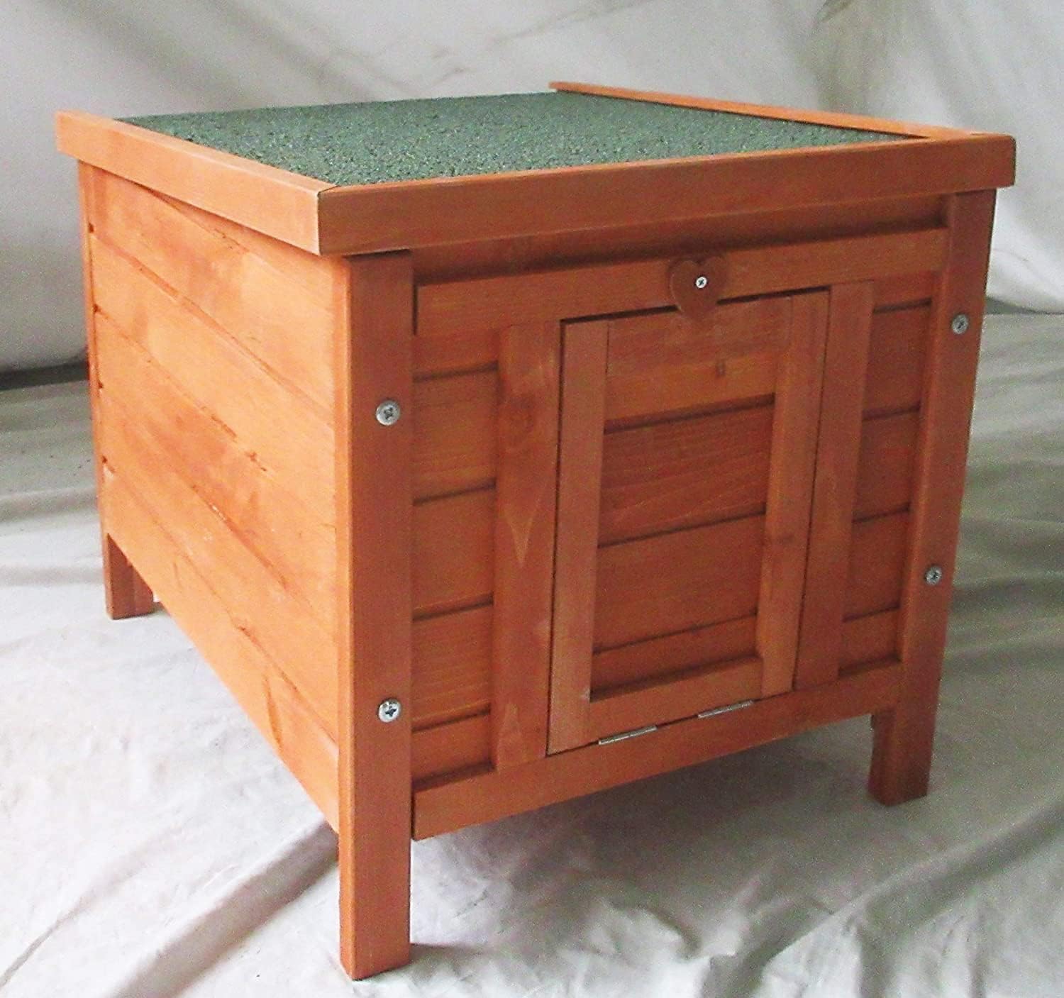 Seny Rabbit Hutch Cat House, Small Animal Home, Shelter Weatherproof for Guinea Pigs Chinchilla (Brown)