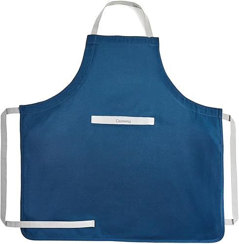 Caraway Delantal  Delantal 100% algodón orgánico  Cuenta con 2 bolsillos y correa ajustable para el cuello