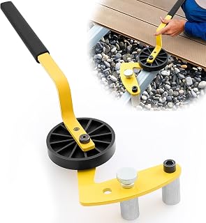 Lothee Deck Board Straightening Tool - Heavy Duty Leverage for Warped Composite & Wood Boards, Non-Slip Grip for Quick Deck Fixes