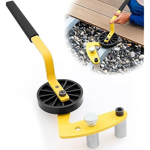 Deck Board Straightening Tool for Gaps Warped Boards, Quick Fix Tool for Easy Composite or Wood Deck Installation, Non-slip Heavy Duty Leverage Grip