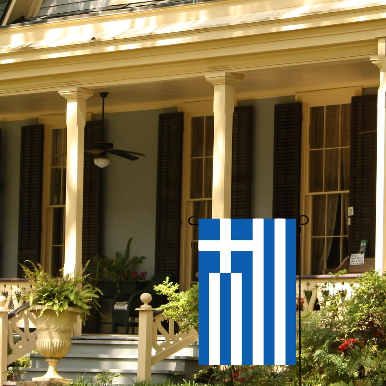 Greece Flag Small Mini Greek Garden Flags 12x18 Double Sided Weather Resistant Yard Flags for Outdoor Decor (Greece) - Image 7