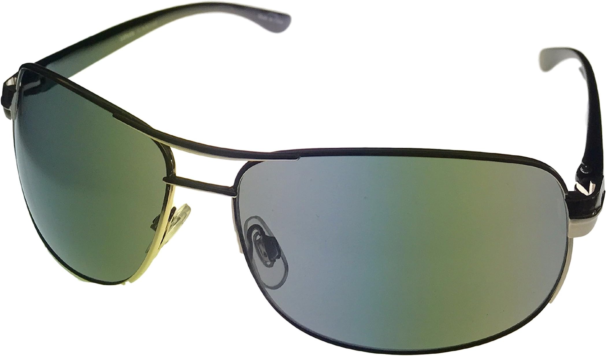 Levi Sunglass Mens Silver Rectangle Aviator Silver Metal LS 168 4