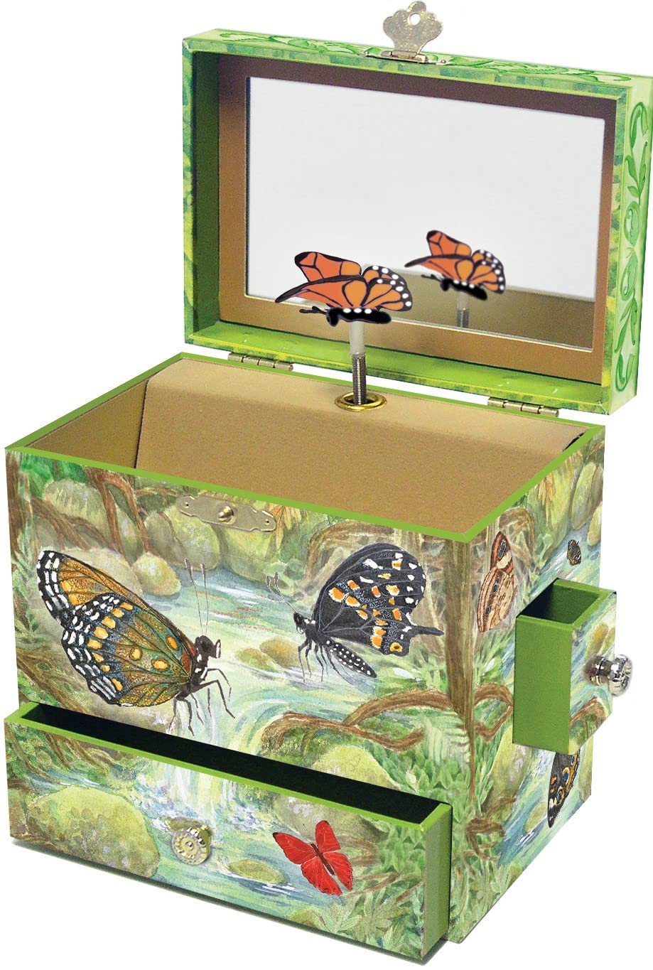 Amazon.com: Enchantmints Monarch Butterfly Musical Jewelry Box