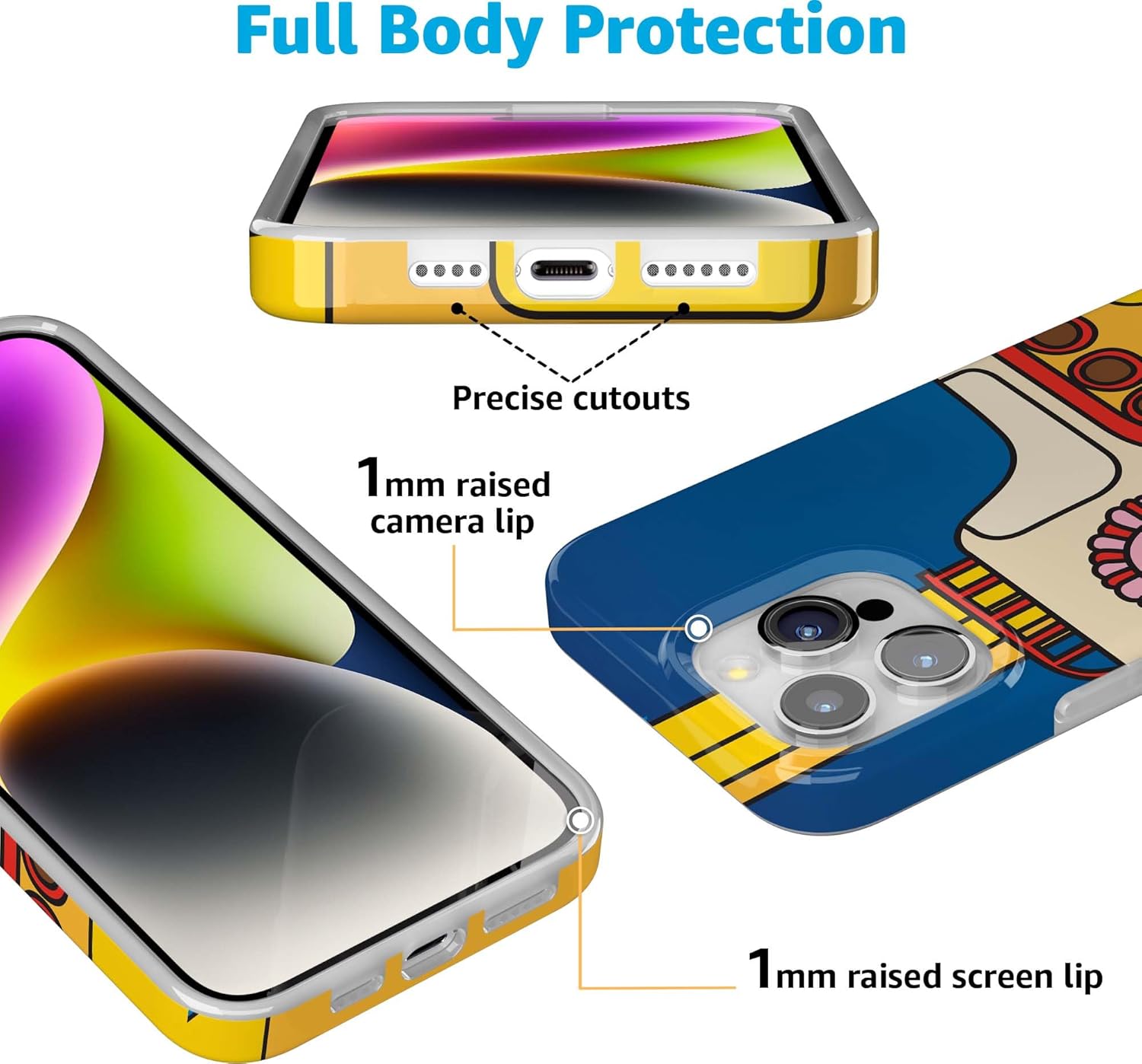 Casely iPhone 15 Pro Case | Yellow Submarine | Beatles | Compatible with MagSafe | Classic Ultra Slim Design