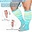3 Pairs Plus Size Compression Socks for Women and Men Wide Calf 20-30mmhg Extra Large Knee High Support for Circulation