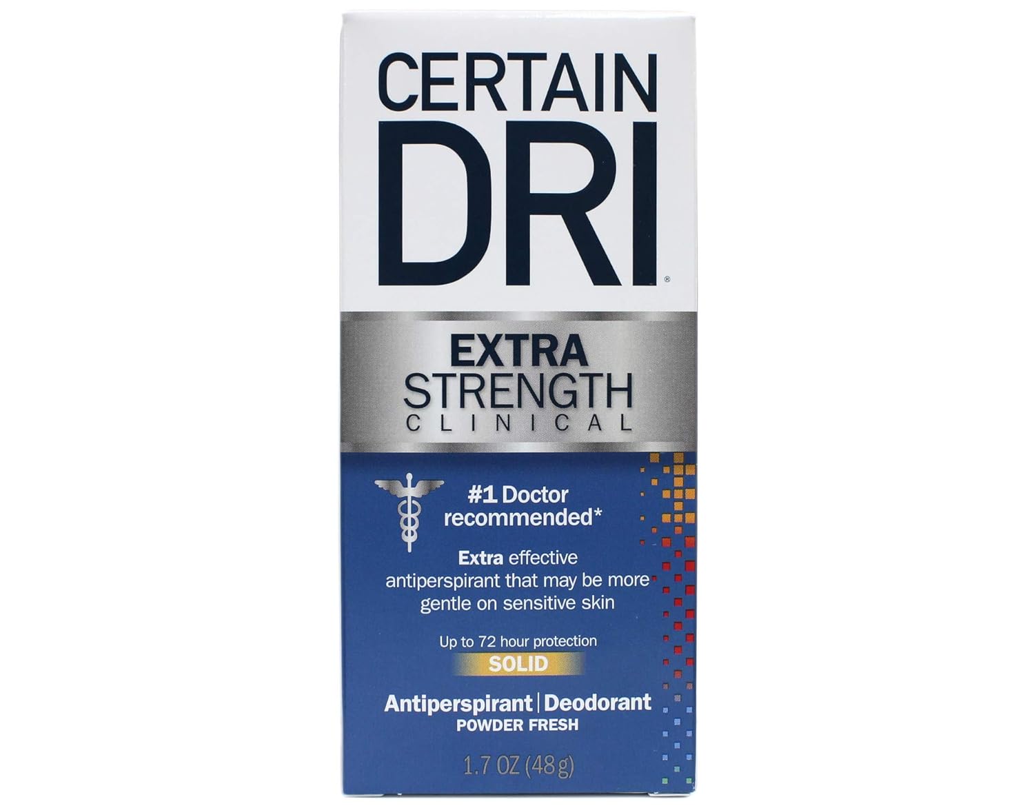 Buy Certain Dri Antiperspirant Solid for Excessive Perspiration1.7 oz in Pakistan WaooMart
