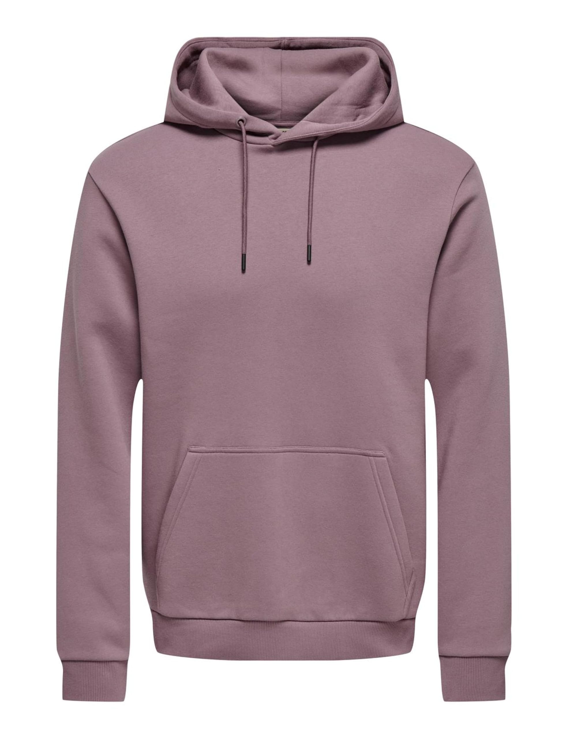 ONLY & SONS Onsceres bluza z kapturem Sweat Noos, Twilight Mauve, XXL