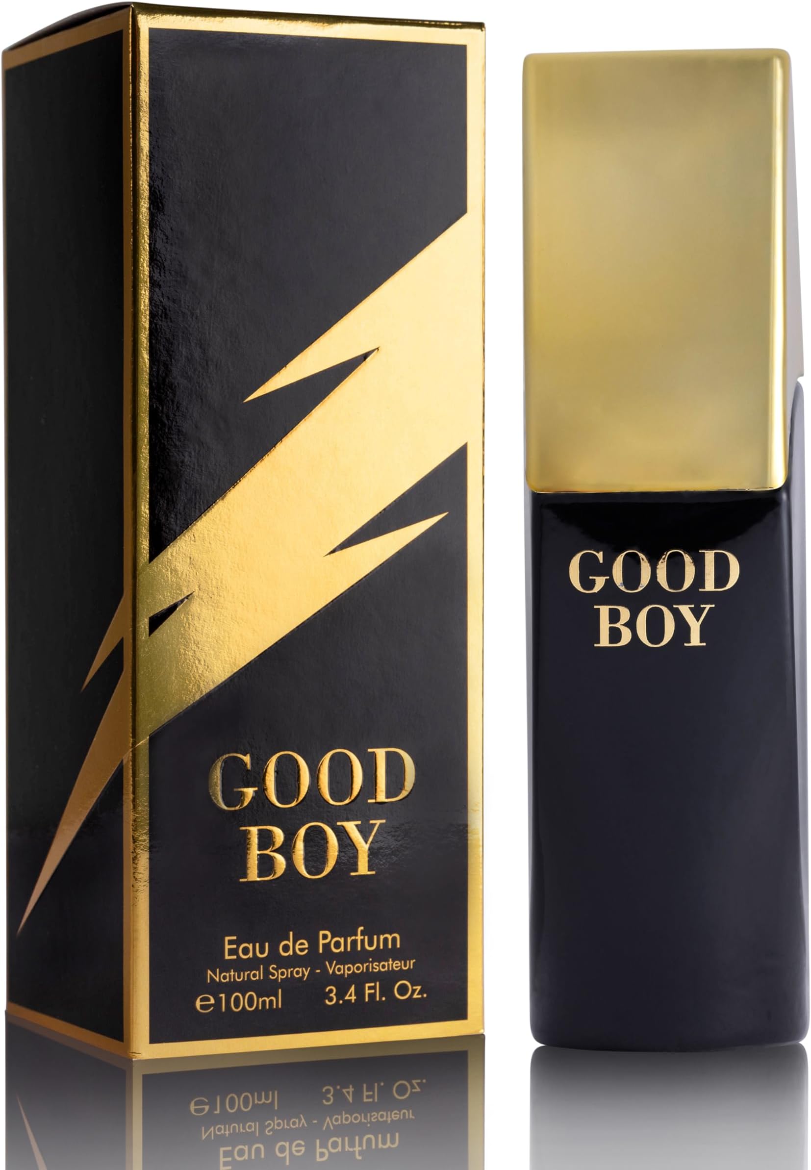 URBAN COLLECTION Bold Boy Eau De Parfum 3.4 fl oz – Fresh Citrus, Spice & Amber Scent – Italian Bergamot & Pink Pepper – Tonka Bean Base – Vegan, Cruelty-Free, Paraben Free – 100ml Elegant Bottle