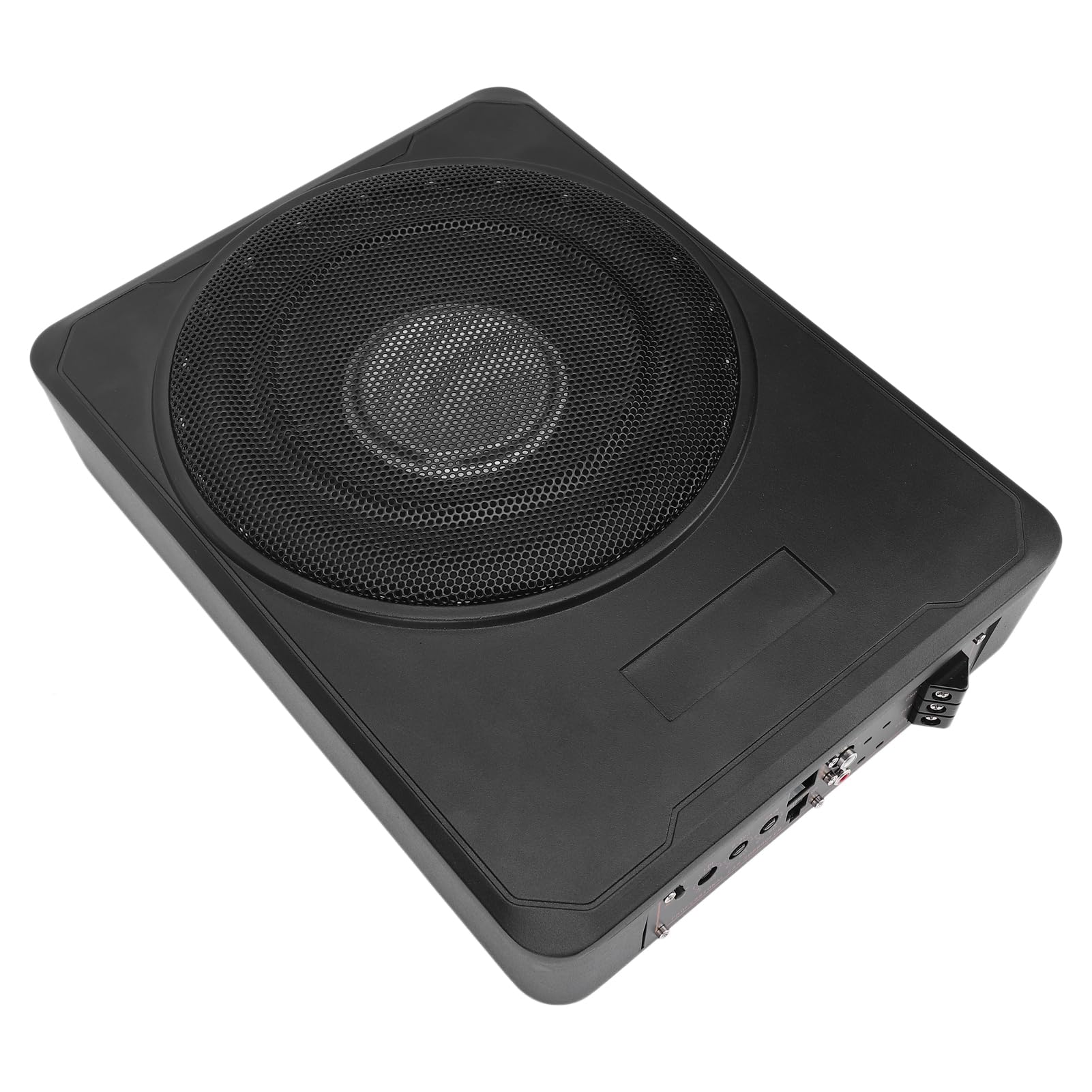 10-calowy, Smukły Subwoofer Samochodowy ze Wzmacniaczem, Mocny Bas Pod Siedzeniem Subwoofera do Ciężarówki, Samochodu Kempingowego, łodzi, Trwały materiał ze Stopu Aluminium