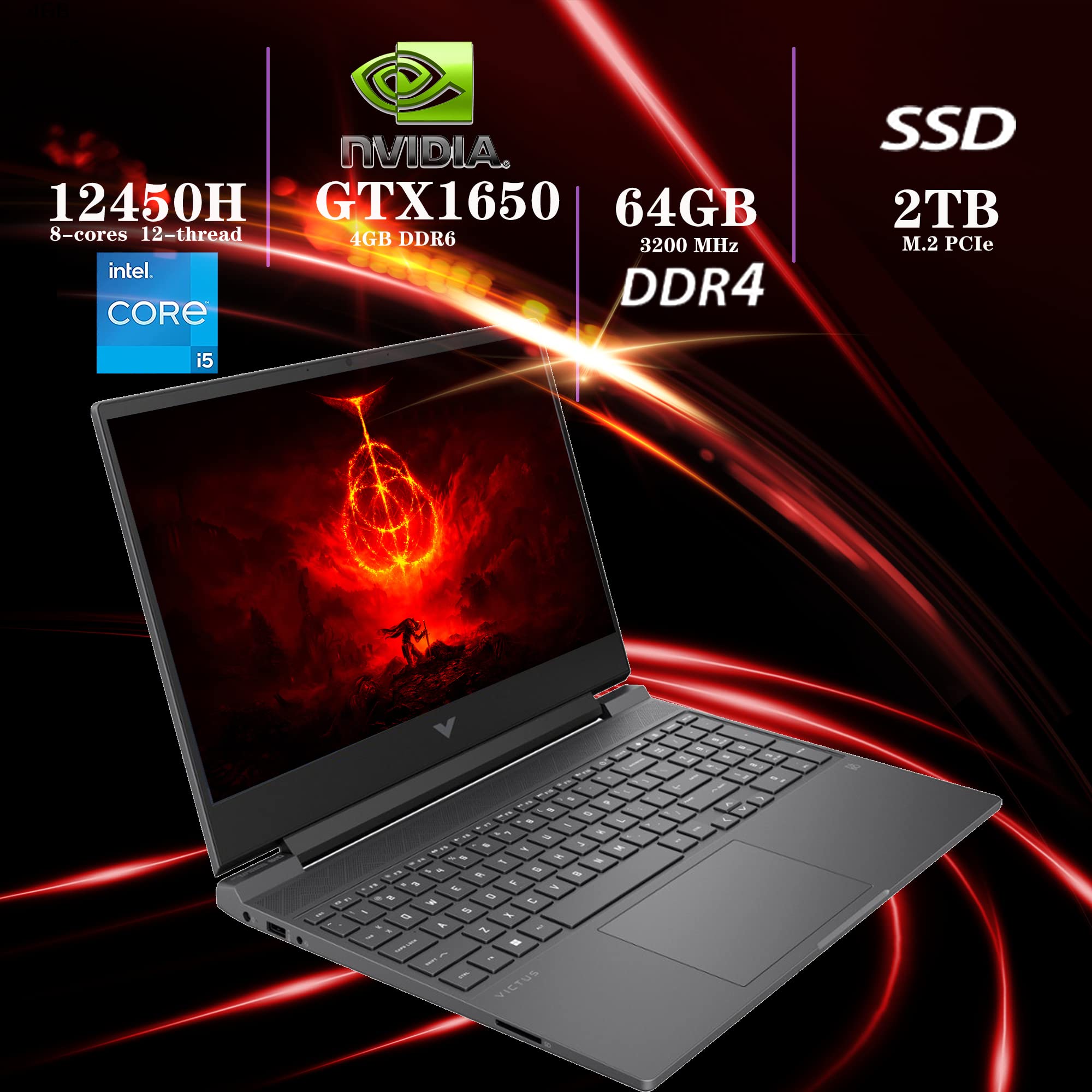 Amazon.co.jp: HP (エイチピー) 2022 Victus 15.6インチ FHD 144Hz