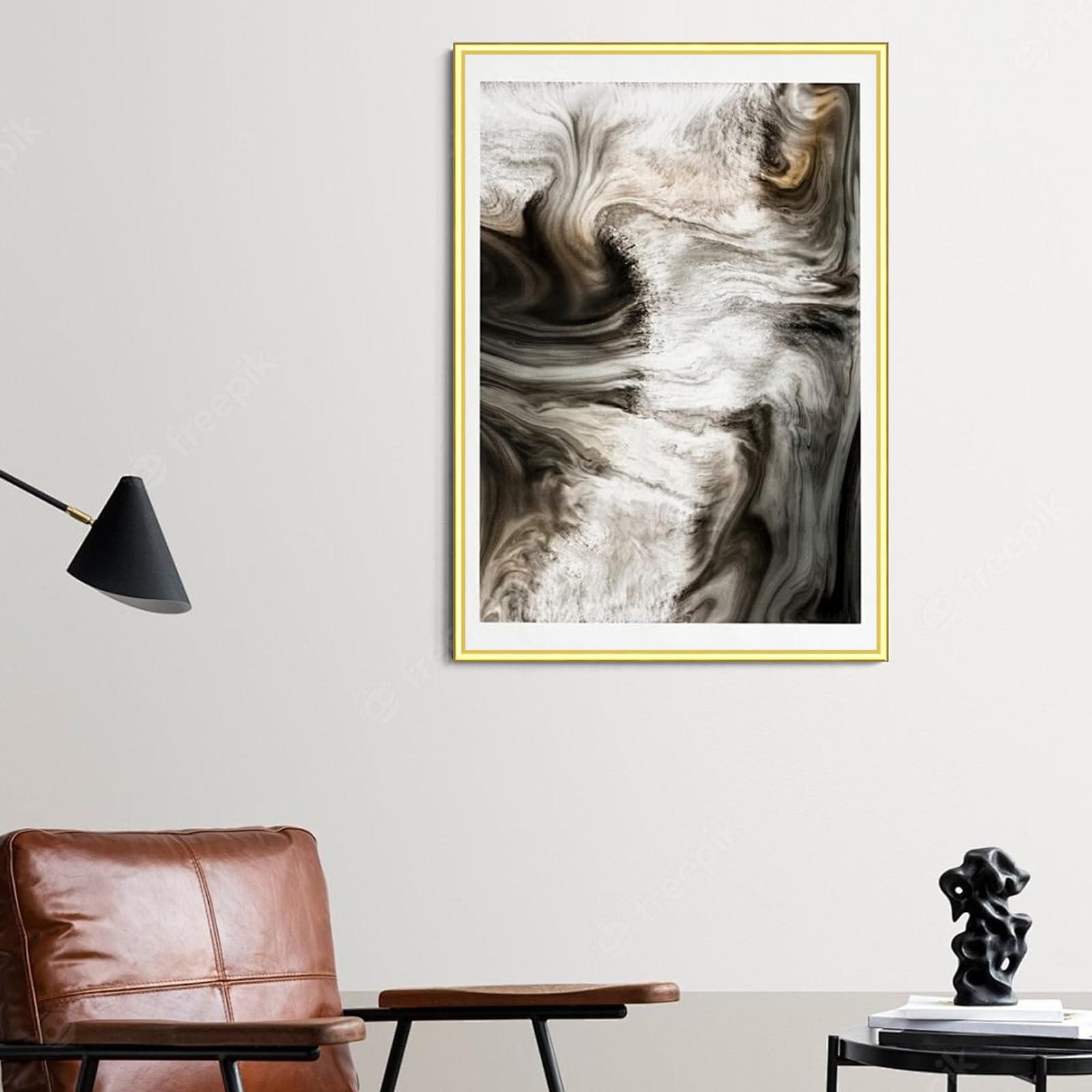 VOSSOT Samoprzylepne listwy ozdobne z PCW, 2 cm x 6 m, elastyczne, złote listwy ścienne do odklejenia i przyklejania, listwy z tworzywa sztucznego, z samoprzylepnymi, do kuchni, ramy lustra, okien