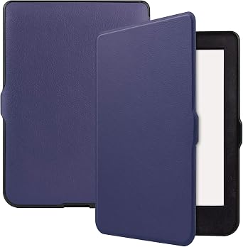 PCATEC Protective Case Cover for Rakuten Kobo Nia 6 inch Slim Lightweight Auto Sleep Function Smart Case Cover Rakuten Kobo Nia 6 inch, Navy Blue
