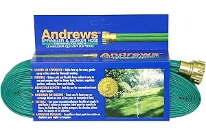 Andrews 100-Foot 2 Tube Sprinkler Soaker Hose