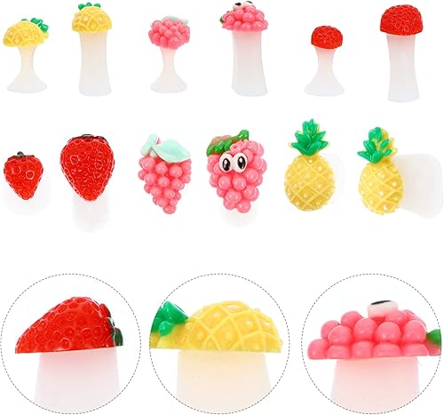 Miniatura 8 de minkissy 24 separadores de dedos de silicona para dedos de frutas, separadores de dedos reutilizables para arte de uñas, manicura, polaco, pedicura,