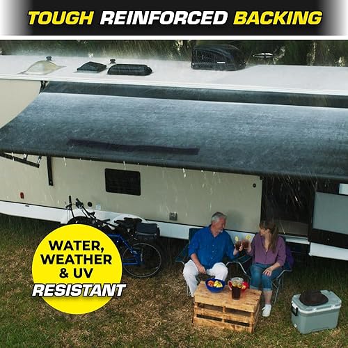 Miniatura 7 de Cinta adhesiva Flex Duct, súper ancha, 4.6 pulgadas x 20 pies, negra, resistente de alta calidad, multisuperficie, resistente al agua, al clima y a