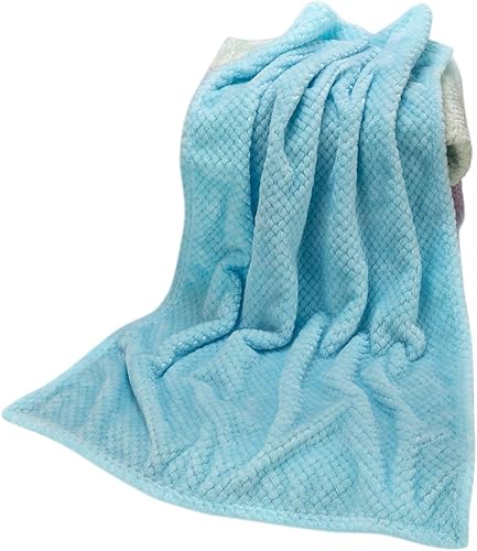 Miniatura 5 de Manta difusa o manta mullida para bebé, suave y cálida y acogedora manta de lana de coral para niños pequeños, bebés o recién nacidos, para cuna,