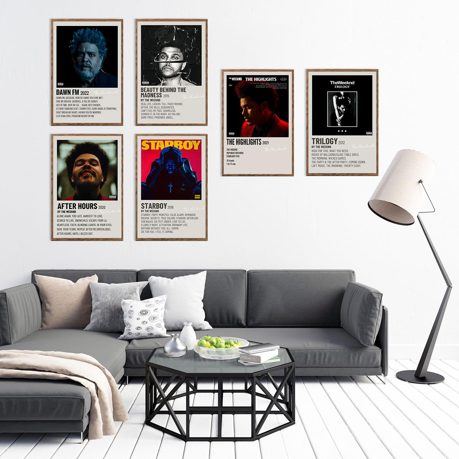 Das Weeknd Poster Von Amazon DAGUYS Singer The Weeknd Album ECHOES OF