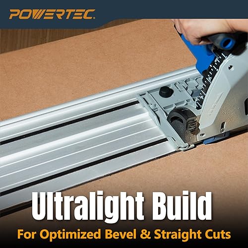 Miniatura 13 de POWERTEC 71411 60" Track Saw Guide Rail Bag for Festool, Makita, and DEWALT, W/Dual-Sided Padding for Secure Rail Placement