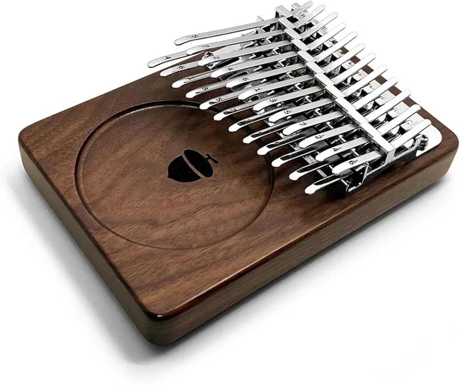 Beginners Kalimba 24 Key Chromatic Kalimba Thumb Piano In C Walnut