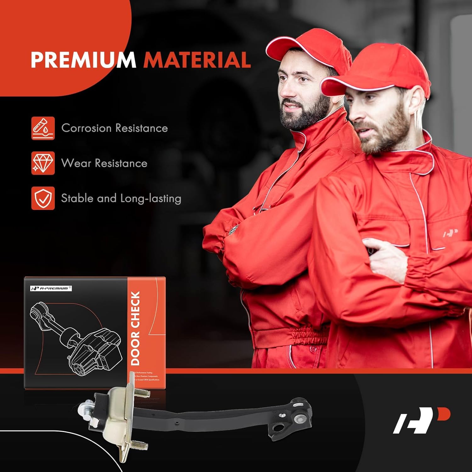 A-Premium Rear Left or Right Door Check Strap Stopper Compatible with Toyota Camry 2007 2008 2009 2010 2011, Replace# 6863006030, 6863033070