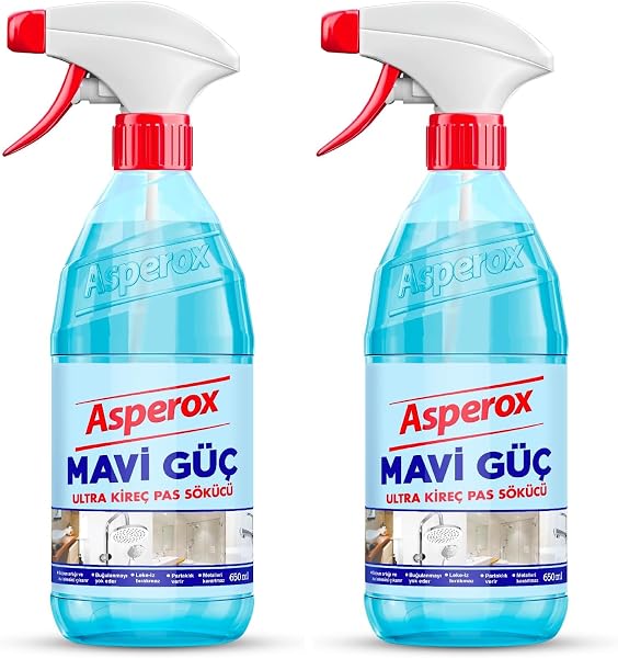 Asperox Mavi Güç Yağ Çözücü Sprey 650 ml 2li paket