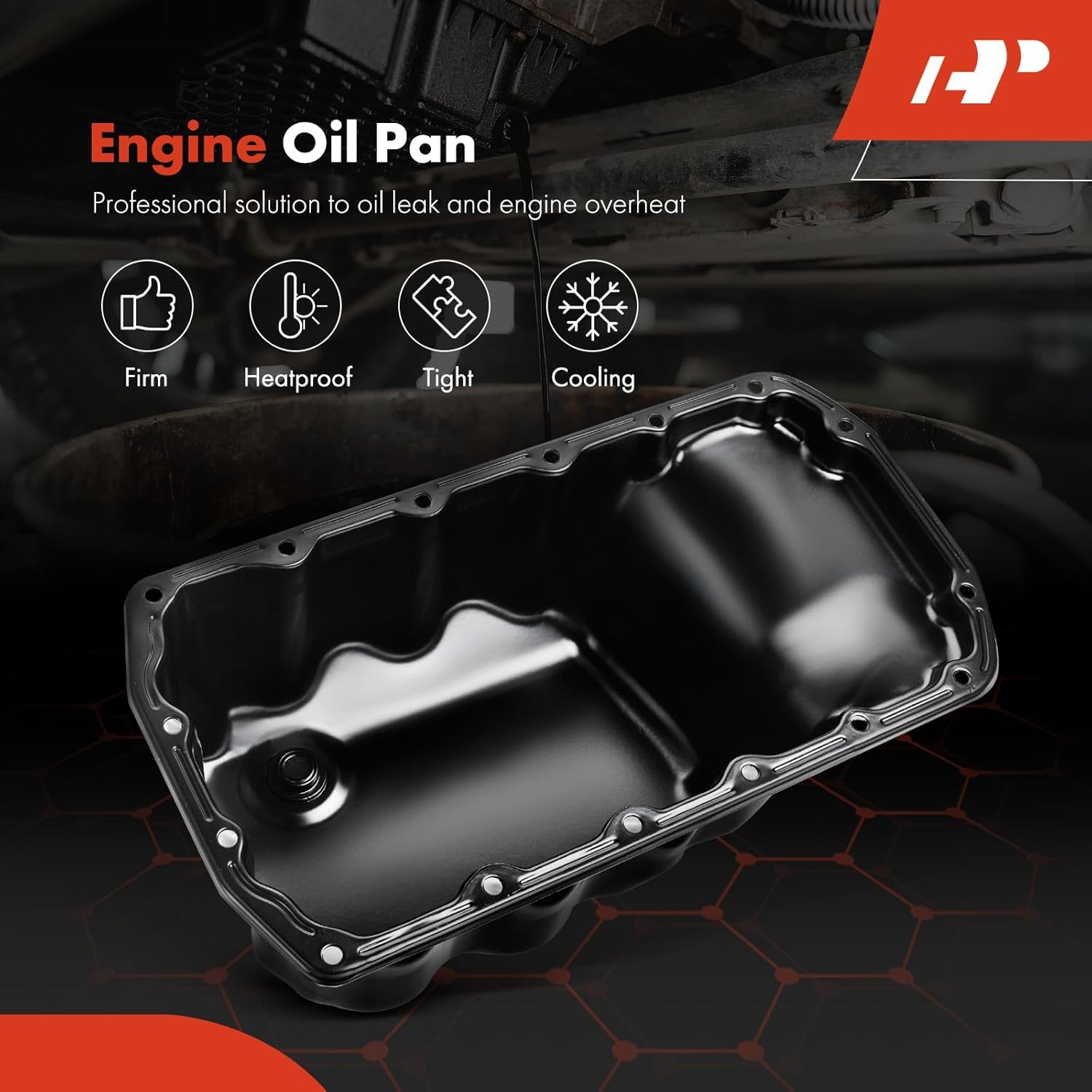 A-Premium Engine Oil Pan Replacement for Mini Cooper R57 R58 R56 R55 Series Cooper Countryman R60 Series Cooper Paceman R61 Series