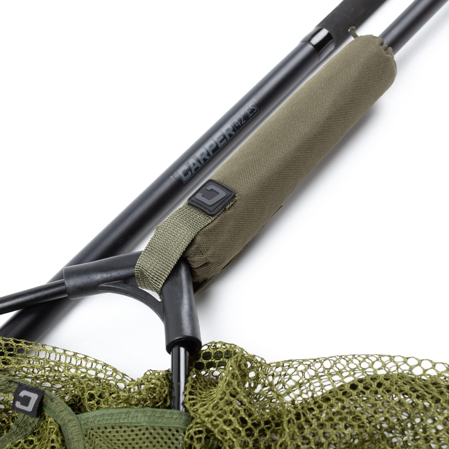 Carp Landing Net Fishing 42" With Net Float 2 Piece Coarse - Carper