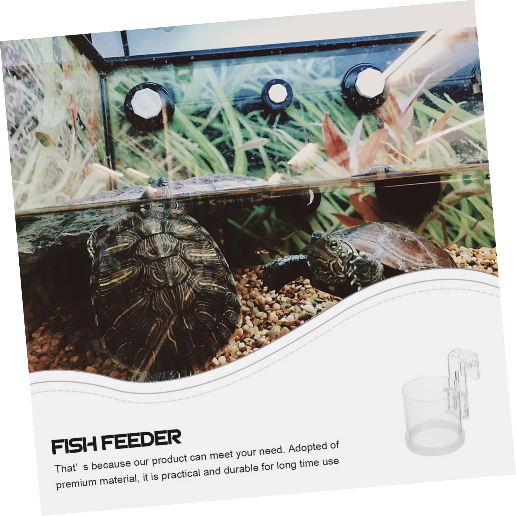 DOITOOL 4piezas Anillo Alimentación para Peces De Acuario Accesorio Ligero De Acrílico Diseño para Comida Flotante para Peces Tropicales y Camarones Compatible Agua Dulce y Salada