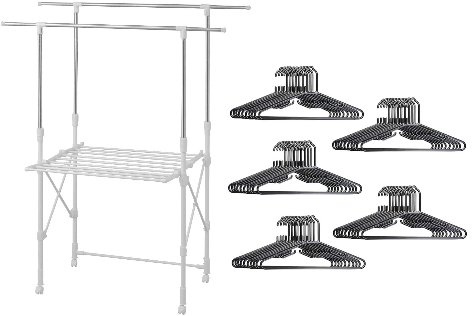 Amazon.co.jp: Iris Ohyama Indoor Clothes Drying Set, For Approx. 6 