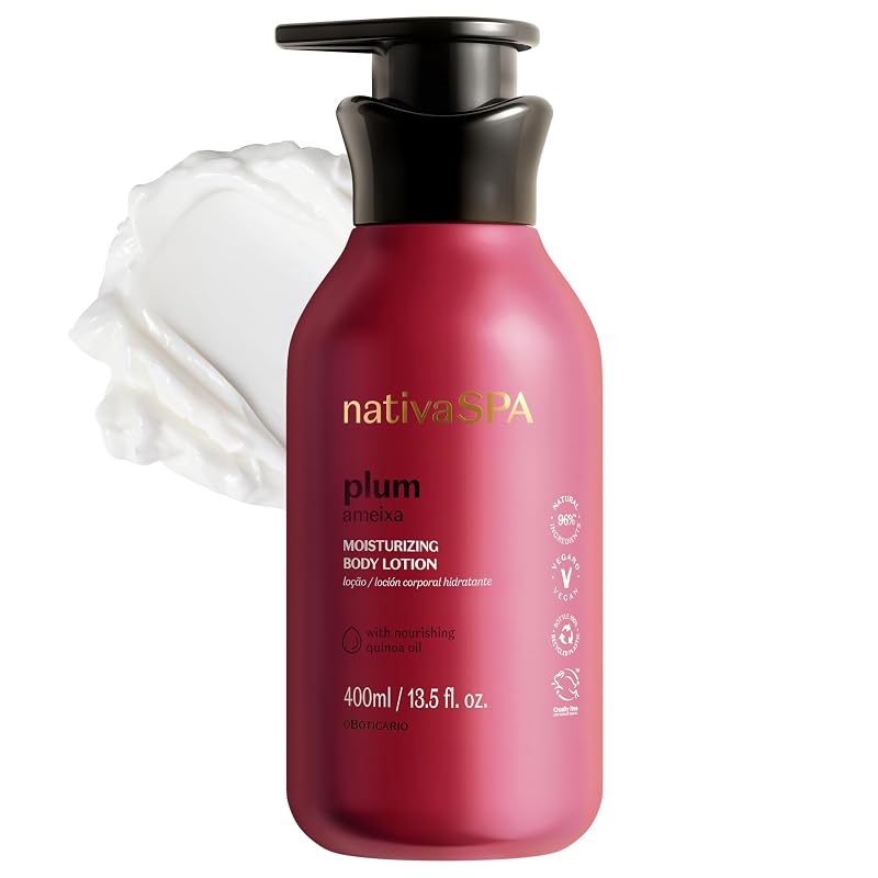 Loção hidratante corporal Nativa SPA Vibrant Plum NATIVA SPA O BOTICÁRIO, 400 mL