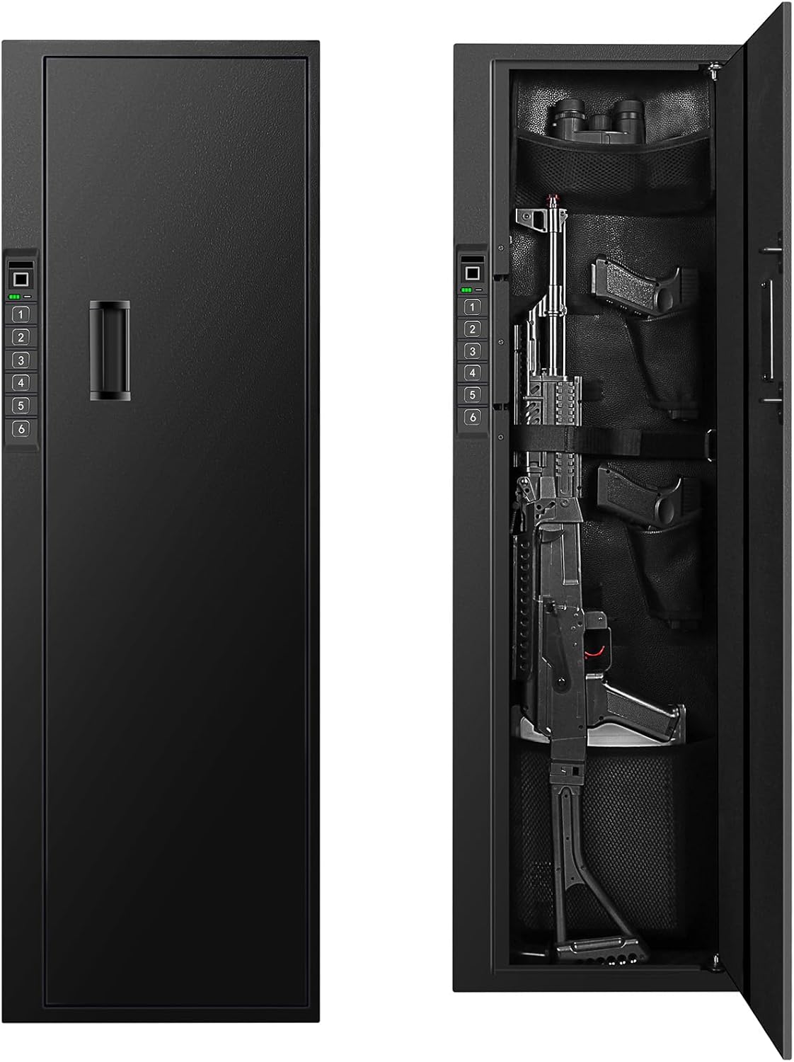 43.3″ Tall Wall Protected Between Stud, In Wall Protected With Detachable Shelf, Hidden Gun Protected, Safety Dwelling protected For Storage Firearms Cash Drugs