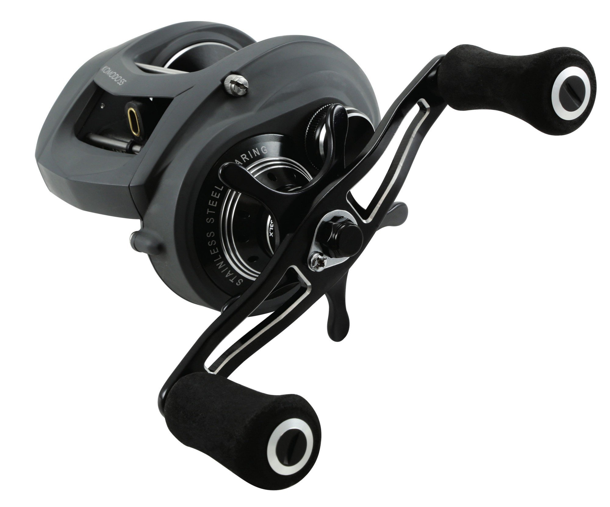 Okuma Moulinet Casting Komodo Low Profile - 310, 150m-41/100, 79, 6+1, 300, 6.4/1, 11, A Gauche pour droitier