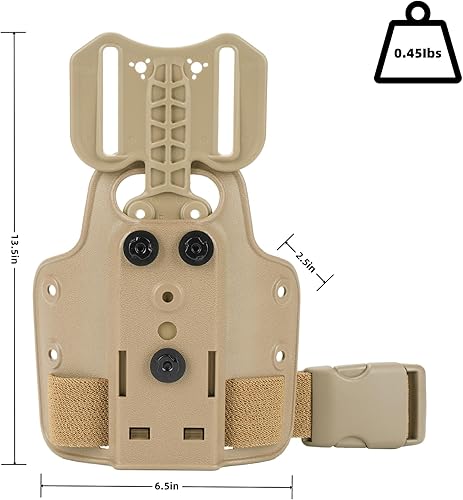 Miniatura 8 de Adaptador Flex de caída ajustable plataforma de pierna de polímero adaptador de cubierta para fundas y bolsa de cargador de cierre rápido