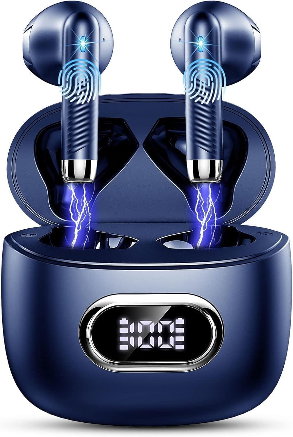 Drsaec Ecouteurs Bluetooth sans Fil, Écouteurs Bluetooth 5.3, 2026 Écouteurs sans Fil avec 4 ENC Réduction de Bruit Mic, IP7 Étanches Oreillette Bluetooth 50H Stéréo USB-C pour iOS/Android