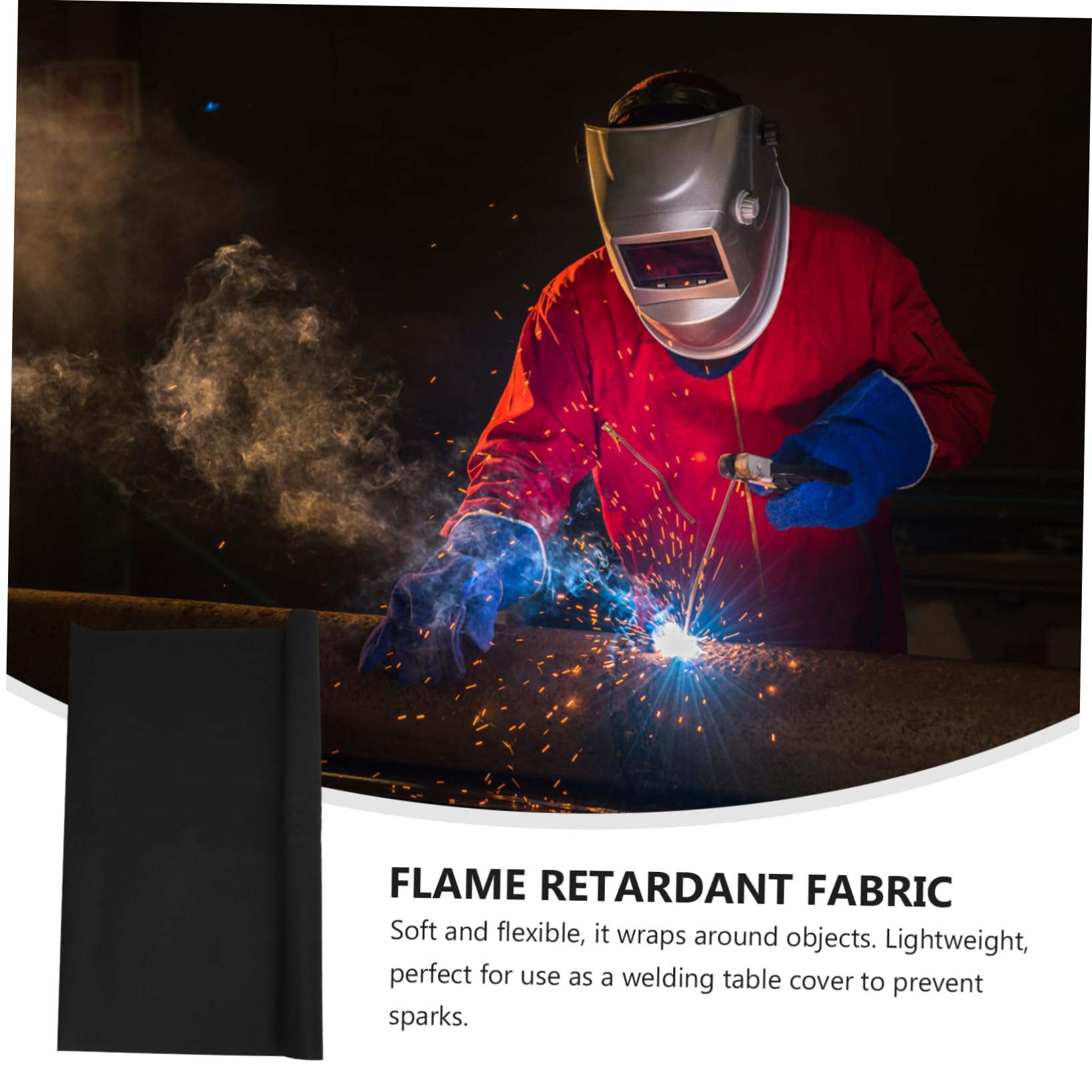 OSALADI 2pezzi Coperte Ignifughe Per Saldatura Tappetino Per Uso Domestico e Facile Da Riporre Per Protezione Da Fiamme e Saldature Di Spessore Materiale Antifiamma