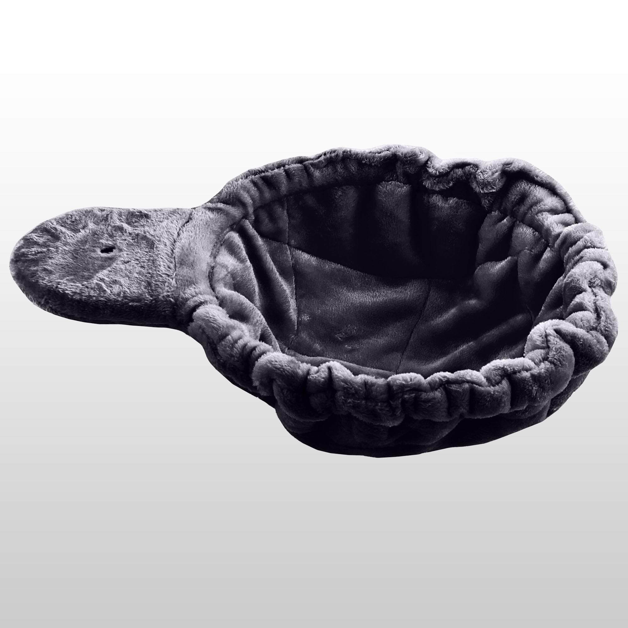 HAPPYPET Universal XXL Liegemulde für Kratzbaum Ø 45 cm - Schlafmulde für große Katzen, Maine Coon, Stabil bis 20 kg Traglast, Hängematte, Katzenliege, Katzenmulde, Anthrazit
